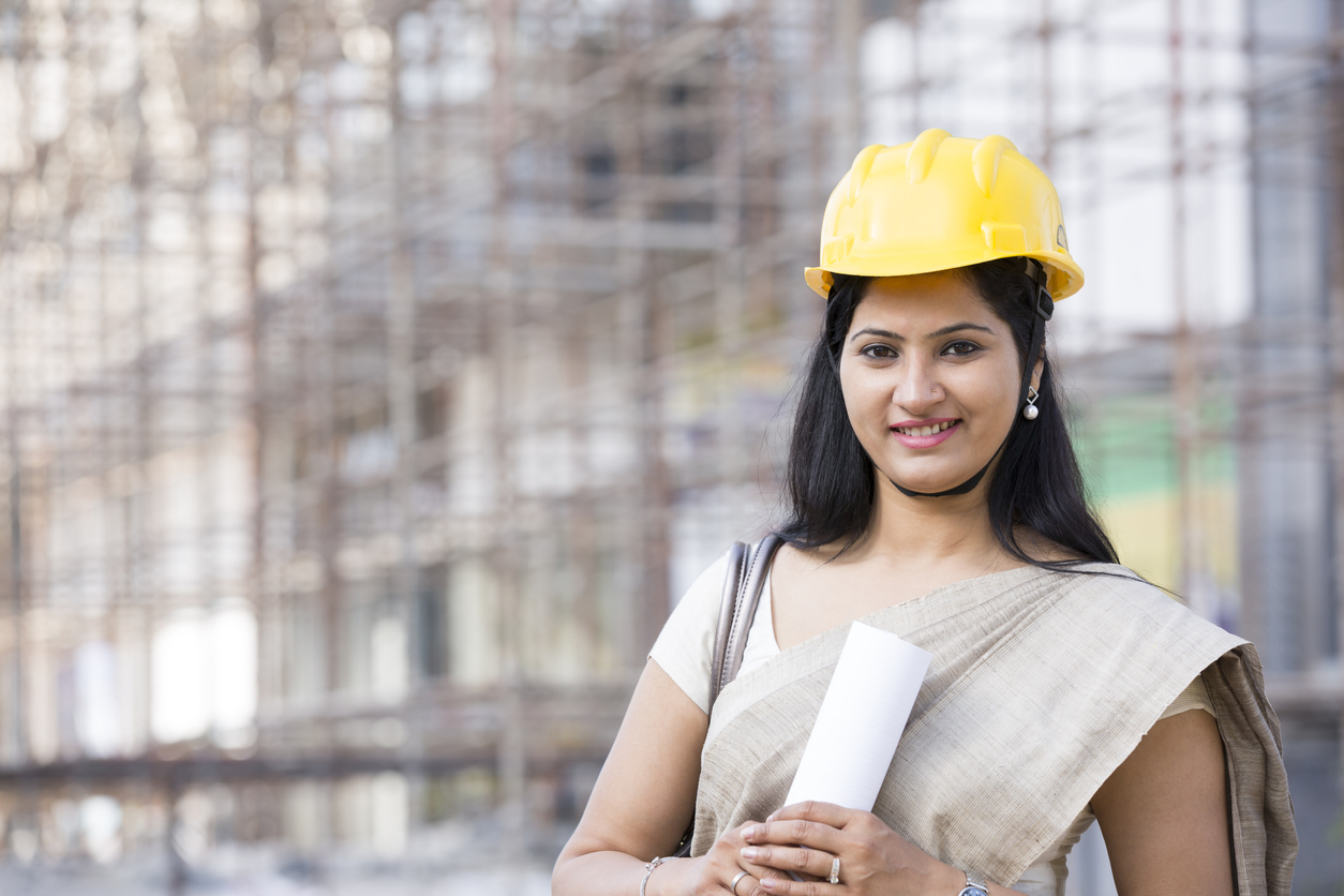 Indian, Women, Architect, Working, Job, Saree, Lifestyle,